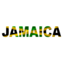 Jamaica Lettering Sticker