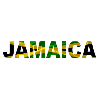 Jamaica Lettering Sticker