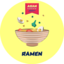 Japan National Noodle Dish Ramen Sticker