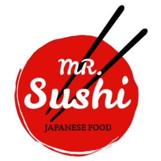 Japan Simple Sushi Logo Sticker