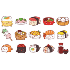Japanese Food Sticker Sheet