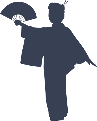 Japanese Geisha Sticker