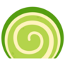 Japanese Matcha Roll Cake Slice Sticker