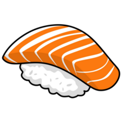 Japanese Nigiri Sushi Sticker