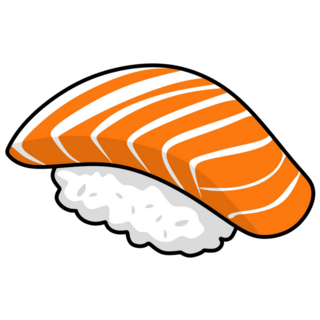 Japanese Nigiri Sushi Sticker