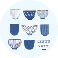 Japanese Pottery Sticker