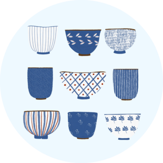 Japanese Pottery Sticker