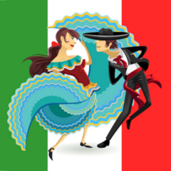 Jarabe Mexico National Dance Mexican Hat Dance Sticker