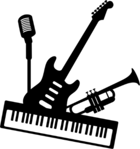 Jazz Instruments Sticker