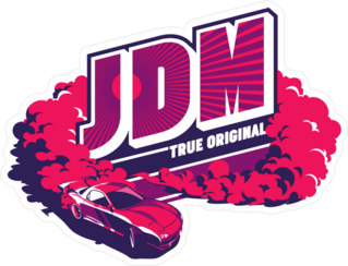 JDM Burnout Car Sticker