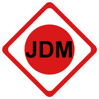 JDM Diamond Attention Sign Sticker