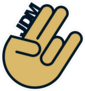 JDM Shocker Hand Gesture Sticker