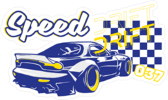 JDM Speed Drift Sticker