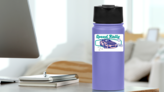JDM Speed Rally Sticker on a Water Bottle (New) example