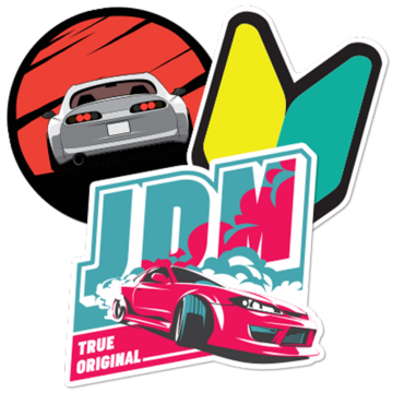 High Quality JDM Car Stickers and Decals - Order Today!