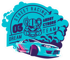 JDM Street Racing Dream Team Sticker