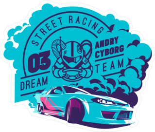 JDM Street Racing Dream Team Sticker