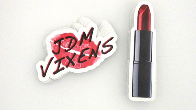 JDM Vixens Custom Die Cut Stickers
