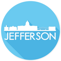 Jefferson City Missouri Usa Skyline Sticker