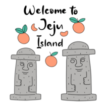 Jeju Korean Island Sticker