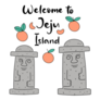 Jeju Korean Island Sticker