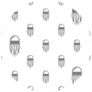 Jellyfish Icon Pattern Sticker