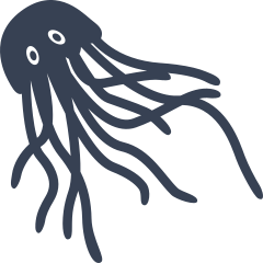 Jellyfish With Eyes Sticker