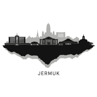 Jermuk Armenia Skyline Sticker