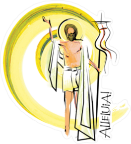 Jesus Easter Resurrection Sticker