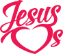 Jesus Loves Transfer Sticker