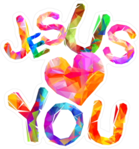 Jesus Loves You Sticker
