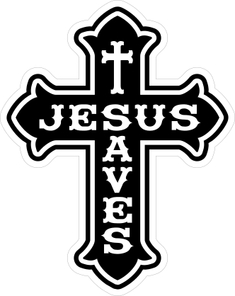 Jesus Saves Sticker