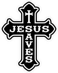 Jesus Saves Sticker