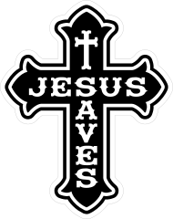 Jesus Saves Sticker