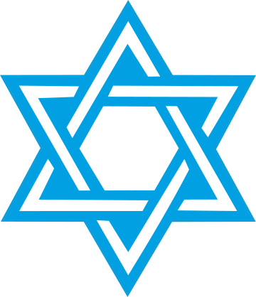 Jewish Star of David Sticker