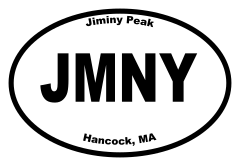 Jiminy Peak Oval Sticker