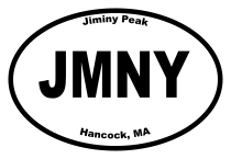 Jiminy Peak Oval Sticker
