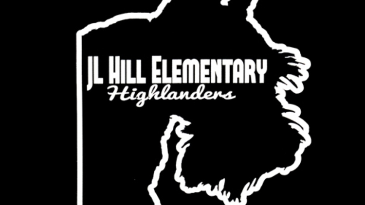 JL Hill Elementary Highlanders Custom Die Cut Stickers