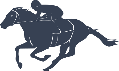 Jockey Horse Racing Sticker