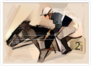Jockey On Grunge Background Sticker