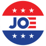 Joe Stars and Stripes Circle Sticker