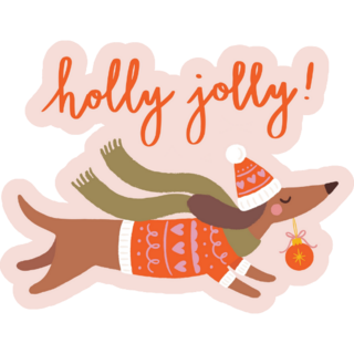Jolly Dachshund Sticker