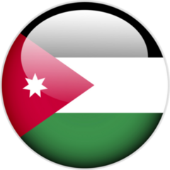 Jordan Flag Button Sticker