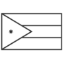 Jordan Flag Icon Sticker