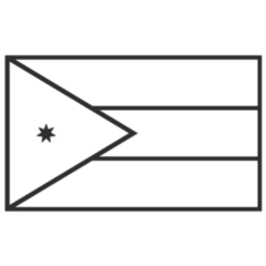 Jordan Flag Icon Sticker