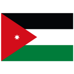 Jordan Flag Sticker