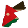 Jordan Map Drawing Sticker
