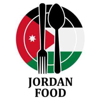 Jordan Restaurant Food Logo Sticker
