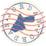 Jordan Stamp Postal Sticker