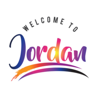 Jordan Welcome To Message In Gradient Sticker